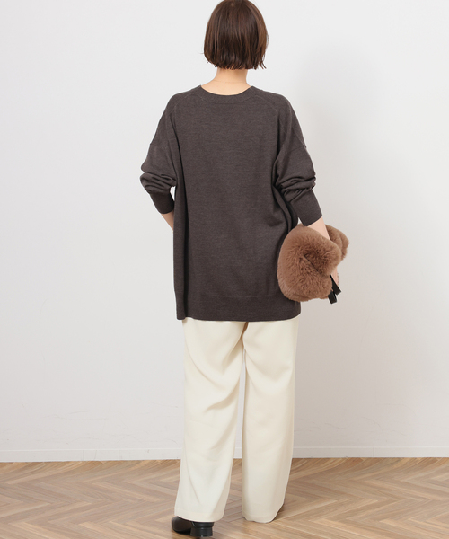 JOURNAL STANDARD relume（ジャーナルスタンダード　レリューム）の「ウォッシャブルダブルクロスイージーパンツ（その他パンツ・レディース・ネイビー/ブラック/ホワイト・36/38）」の16枚目の写真