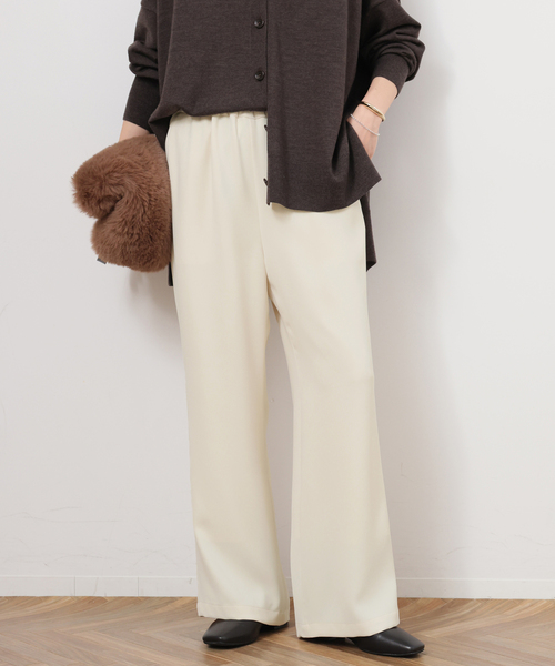 JOURNAL STANDARD relume（ジャーナルスタンダード　レリューム）の「ウォッシャブルダブルクロスイージーパンツ（その他パンツ・レディース・ネイビー/ブラック/ホワイト・36/38）」の17枚目の写真