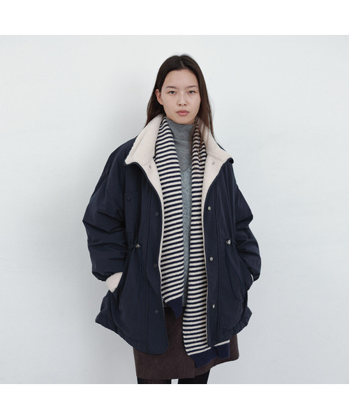 hunch（ハンチ）の「Half-Thin Duck Down Jumper (2color)（その他アウター・レディース・アイボリー/ネイビー・FREE）」の2枚目の写真