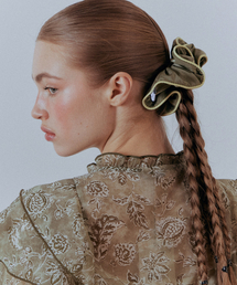 BBYB（ビービーワイビー）の「ノイウーブンスクランチ（カーキ）（その他小物）」