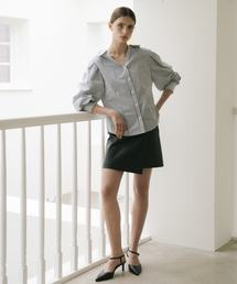 LEATHER BUTTON WRAP SK_BLACK