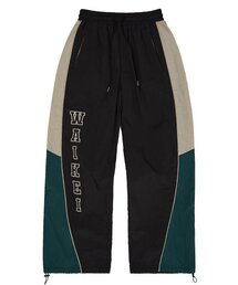 WaiKei | カラー ブロック レーシング トラック パンツ ブラック(スウェットパンツ)