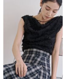 LAGUNAMOON | カットジャガードドレープブラウス(シャツ/ブラウス)