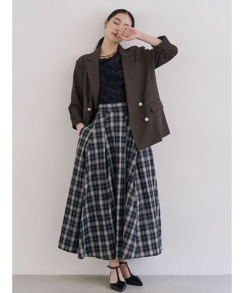 LAGUNAMOON（ラグナムーン）の「カットジャガードドレープブラウス（シャツ/ブラウス・レディース・アイボリー/ブラック/ピンク・FREE）」の20枚目の写真