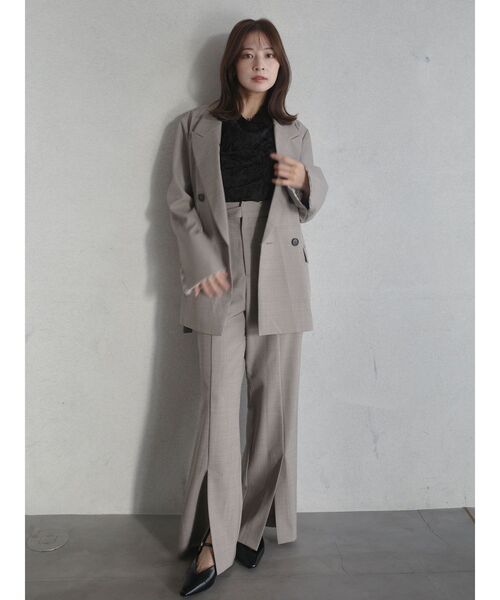 LAGUNAMOON（ラグナムーン）の「カットジャガードドレープブラウス 【夏服】（シャツ/ブラウス・レディース・アイボリー/ブラック/ピンク・FREE）」の16枚目の写真