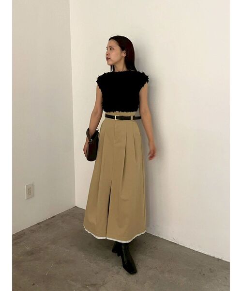 LAGUNAMOON（ラグナムーン）の「カットジャガードドレープブラウス 【夏服】（シャツ/ブラウス・レディース・アイボリー/ブラック/ピンク・FREE）」の13枚目の写真