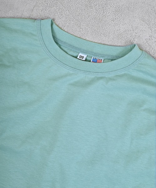 Life Support Products(ライフサポートプロダクツ)の「【COTTON from U.S.A】バックフリルロンティー(Tシャツ/カットソー・キッズ・チャコール/ライトブルー/ライトピンク・100/150/140/130/120/110/95/90/80)」の9枚目の写真