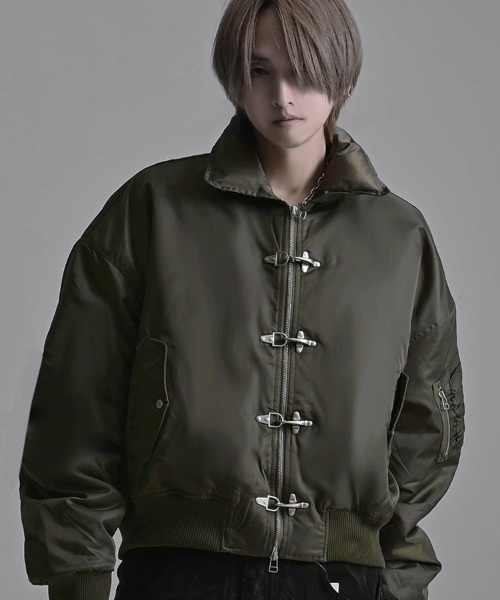 SILVER BULLET（シルバーバレット）の「『SILVER BULLET SELECT AP/シルバーバレットセレクト』ファイヤーマンナイロンJKT（ナイロンジャケット・メンズ・カーキ/ブラック・L/M）」の2枚目の写真