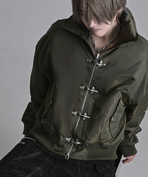 SILVER BULLET（シルバーバレット）の「『SILVER BULLET SELECT AP/シルバーバレットセレクト』ファイヤーマンナイロンJKT（ナイロンジャケット・メンズ・カーキ/ブラック・L/M）」の19枚目の写真