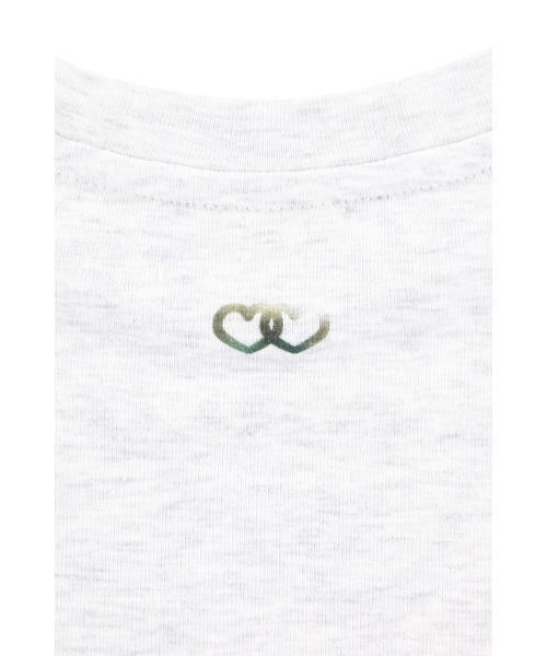 ALEXIA STAM（アリシアスタン）の「[MIYU IKEDA x ALEXIA STAM] Logo Tee /みちょぱコラボ Tシャツ（Tシャツ/カットソー・レディース・グレー/ブラック/ホワイト・FREE）」の4枚目の写真