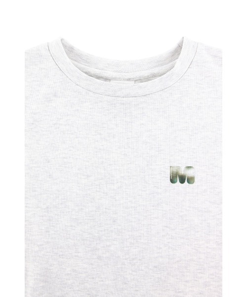 ALEXIA STAM（アリシアスタン）の「[MIYU IKEDA x ALEXIA STAM] Logo Tee /みちょぱコラボ Tシャツ（Tシャツ/カットソー・レディース・グレー/ブラック/ホワイト・FREE）」の6枚目の写真