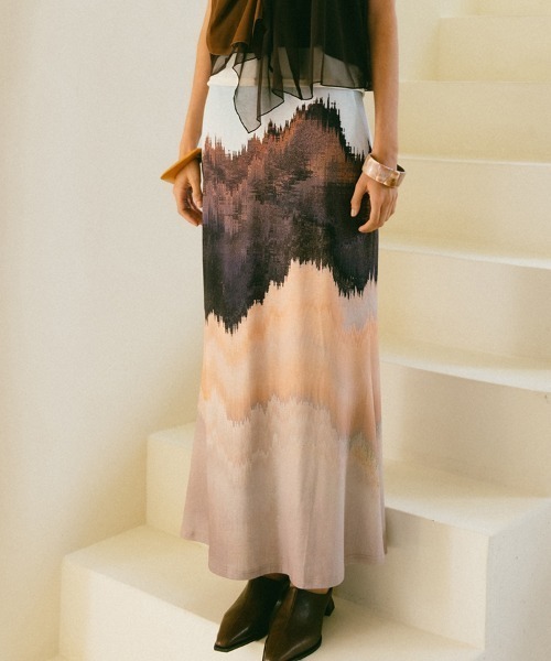 sahara（サハラ）の「Art Print Skirt（スカート・レディース・その他3/その他2/その他1/その他4・FREE）」の3枚目の写真