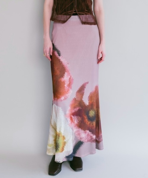 sahara（サハラ）の「Art Print Skirt/アートプリントスカート