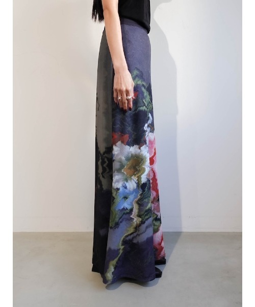 Art Print Skirt/アートプリントスカート（スカート）｜sahara（サハラ
