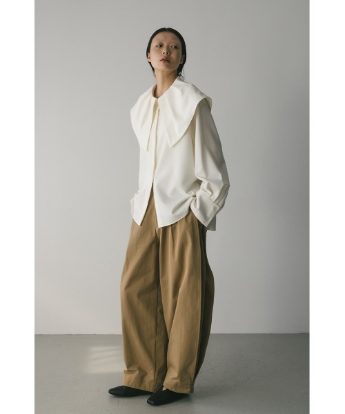 STYLEMIXER（スタイルミキサー）の「サークルカラーシャツ（シャツ/ブラウス・レディース・イエロー/ネイビー/ホワイト・FREE）」の6枚目の写真