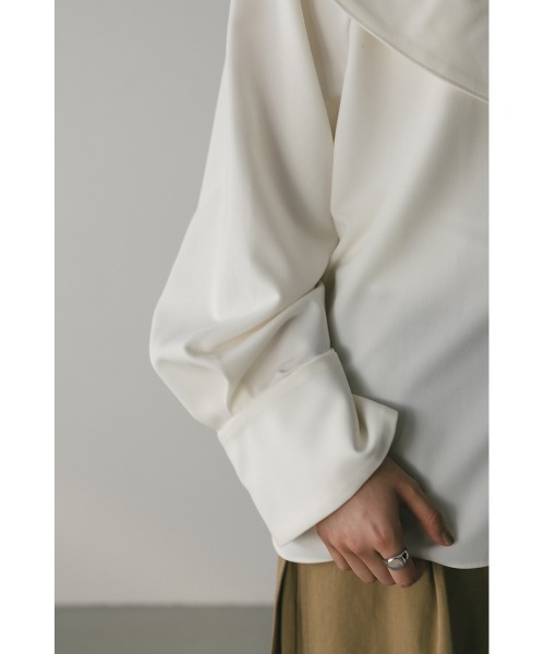 STYLEMIXER（スタイルミキサー）の「サークルカラーシャツ（シャツ/ブラウス・レディース・イエロー/ネイビー/ホワイト・FREE）」の12枚目の写真