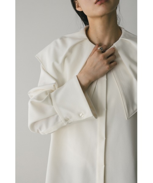 STYLEMIXER（スタイルミキサー）の「サークルカラーシャツ（シャツ/ブラウス・レディース・イエロー/ネイビー/ホワイト・FREE）」の14枚目の写真