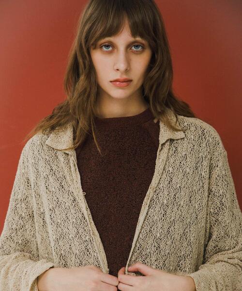 LAATO（ラート）の「melon lace shirts（シャツ/ブラウス・レディース・ホワイト/ブラック/ライトブラウン・FREE）」の14枚目の写真