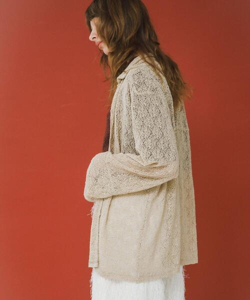 LAATO（ラート）の「melon lace shirts（シャツ/ブラウス・レディース・ホワイト/ブラック/ライトブラウン・FREE）」の15枚目の写真