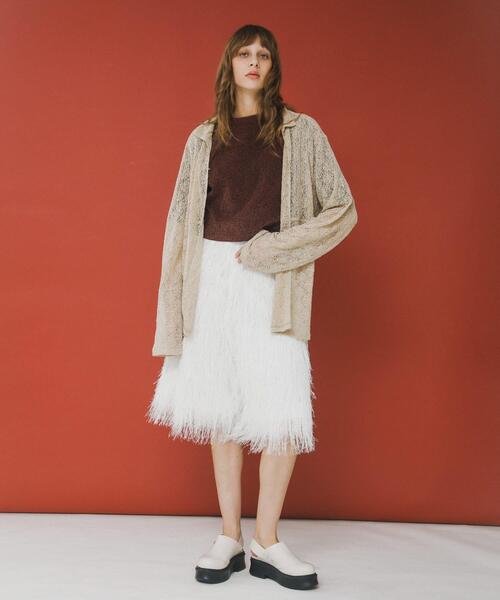 LAATO（ラート）の「melon lace shirts（シャツ/ブラウス・レディース・ホワイト/ブラック/ライトブラウン・FREE）」の17枚目の写真