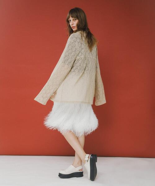 LAATO（ラート）の「melon lace shirts（シャツ/ブラウス・レディース・ホワイト/ブラック/ライトブラウン・FREE）」の18枚目の写真