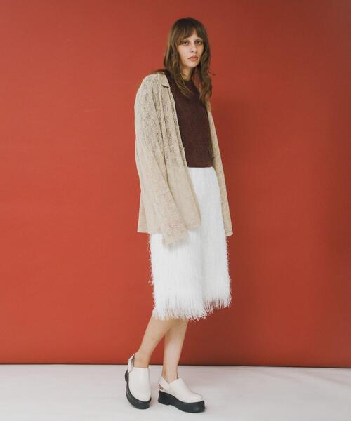 LAATO（ラート）の「melon lace shirts（シャツ/ブラウス・レディース・ホワイト/ブラック/ライトブラウン・FREE）」の19枚目の写真