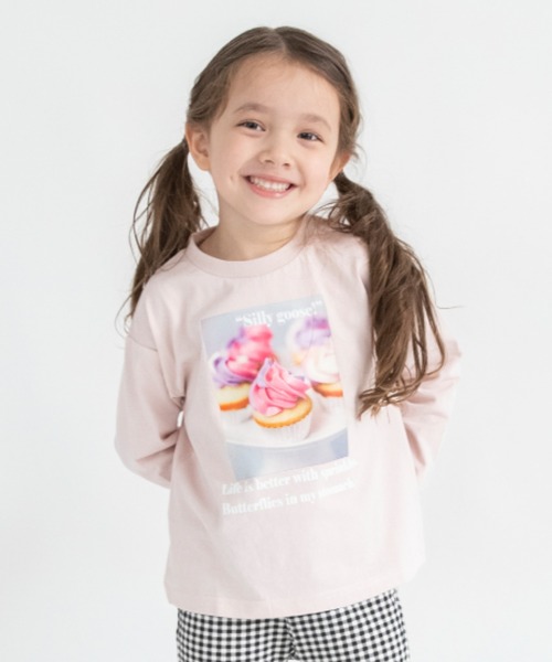 BRANSHES(ブランシェス)の「アソート長袖Tシャツ(Tシャツ/カットソー・キッズ・ピンク/その他/アイボリー・110/80/130/140/150/120/90/100)」の2枚目の写真