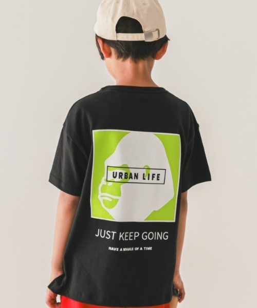 jeans-b(ジーンズベー)の「Jeans-b/ジーンズベー GENIUSTシャツ(Tシャツ/カットソー・キッズ・チャコールグレー/ブラック/オフホワイト・160cm/150cm/140cm/130cm)」の3枚目の写真