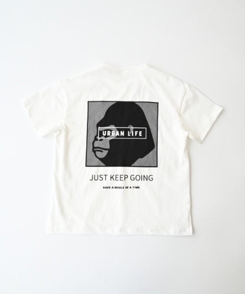 jeans-b(ジーンズベー)の「Jeans-b/ジーンズベー GENIUSTシャツ(Tシャツ/カットソー・キッズ・チャコールグレー/ブラック/オフホワイト・160cm/150cm/140cm/130cm)」の14枚目の写真