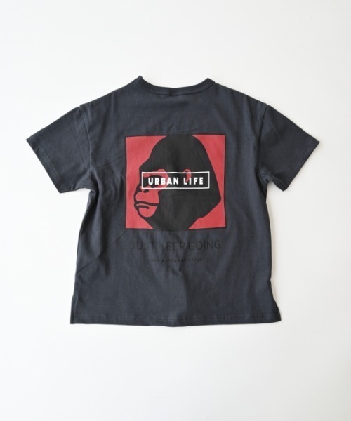 jeans-b(ジーンズベー)の「Jeans-b/ジーンズベー GENIUSTシャツ(Tシャツ/カットソー・キッズ・チャコールグレー/ブラック/オフホワイト・160cm/150cm/140cm/130cm)」の18枚目の写真