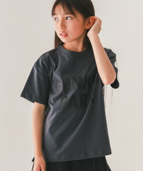jeans-b(ジーンズベー)の「Jeans-b/ジーンズベー GENIUSTシャツ(Tシャツ/カットソー・キッズ・チャコールグレー/ブラック/オフホワイト・160cm/150cm/140cm/130cm)」の5枚目の写真