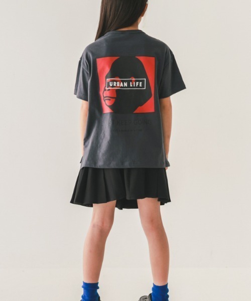 jeans-b(ジーンズベー)の「Jeans-b/ジーンズベー GENIUSTシャツ(Tシャツ/カットソー・キッズ・チャコールグレー/ブラック/オフホワイト・160cm/150cm/140cm/130cm)」の8枚目の写真