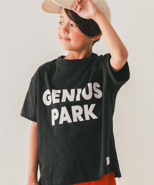 jeans-b(ジーンズベー)の「Jeans-b/ジーンズベー GENIUSTシャツ(Tシャツ/カットソー・キッズ・チャコールグレー/ブラック/オフホワイト・160cm/150cm/140cm/130cm)」の10枚目の写真