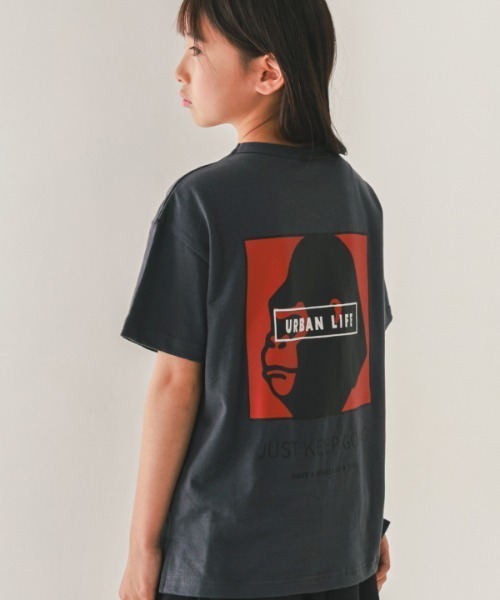 jeans-b(ジーンズベー)の「Jeans-b/ジーンズベー GENIUSTシャツ(Tシャツ/カットソー・キッズ・チャコールグレー/ブラック/オフホワイト・160cm/150cm/140cm/130cm)」の6枚目の写真