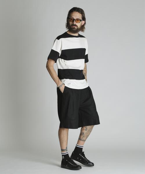 schott（ショット）の「Schott/ショット/LINEN SHORTS/リネン ショーツ（その他パンツ・メンズ・ベージュ/ブラック/カーキ・M/L/XL）」の4枚目の写真