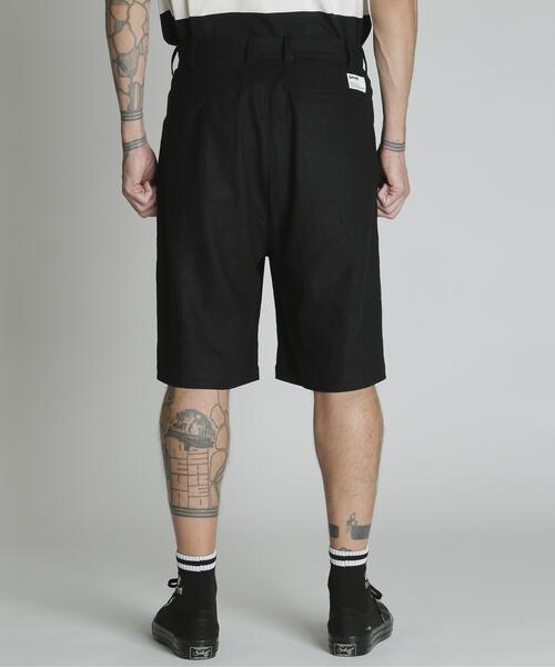 schott（ショット）の「Schott/ショット/LINEN SHORTS/リネン ショーツ（その他パンツ・メンズ・ベージュ/ブラック/カーキ・M/L/XL）」の6枚目の写真