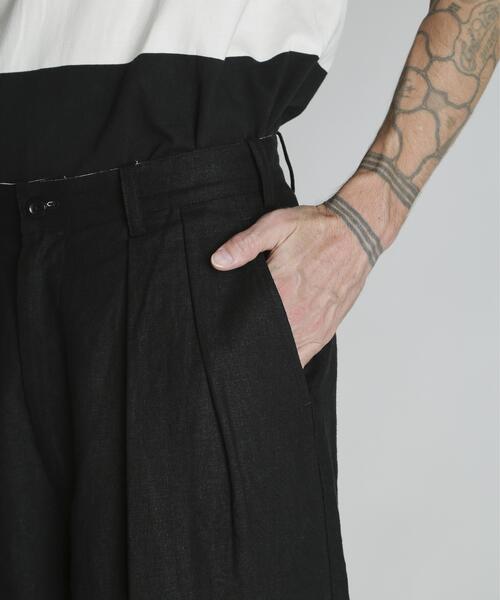 schott（ショット）の「Schott/ショット/LINEN SHORTS/リネン ショーツ（その他パンツ・メンズ・ベージュ/ブラック/カーキ・M/L/XL）」の8枚目の写真