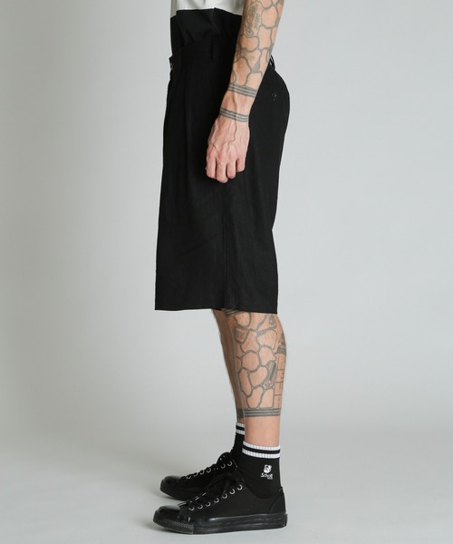 schott（ショット）の「Schott/ショット/LINEN SHORTS/リネン ショーツ（その他パンツ・メンズ・ベージュ/ブラック/カーキ・M/L/XL）」の4枚目の写真