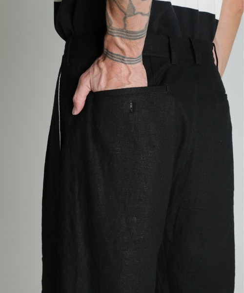 schott（ショット）の「Schott/ショット/LINEN SHORTS/リネン ショーツ（その他パンツ・メンズ・ベージュ/ブラック/カーキ・M/L/XL）」の10枚目の写真