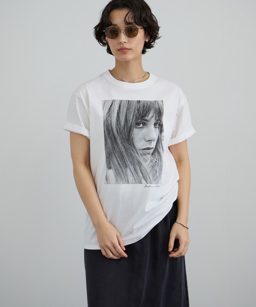 Couture d'adam（クチュールドアダム）の「【COUTURE D'ADAM（クチュール ド アダム）】Jane / mono フォトT（Tシャツ/カットソー・レディース・ホワイト・38）」の2枚目の写真