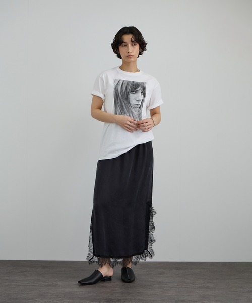 Couture d'adam（クチュールドアダム）の「【COUTURE D'ADAM（クチュール ド アダム）】Jane / mono フォトT（Tシャツ/カットソー・レディース・ホワイト・38）」の3枚目の写真