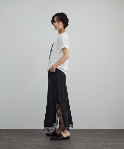 Couture d'adam（クチュールドアダム）の「【COUTURE D'ADAM（クチュール ド アダム）】Jane / mono フォトT（Tシャツ/カットソー・レディース・ホワイト・38）」の4枚目の写真