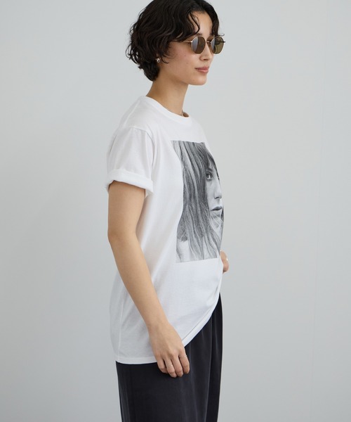 Couture d'adam（クチュールドアダム）の「【COUTURE D'ADAM（クチュール ド アダム）】Jane / mono フォトT（Tシャツ/カットソー・レディース・ホワイト・38）」の6枚目の写真