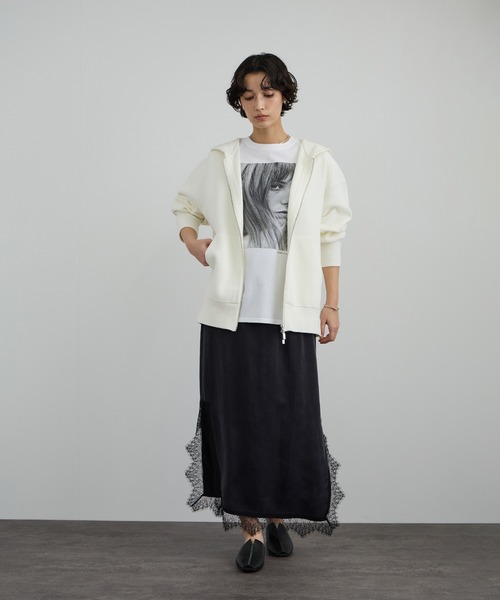 Couture d'adam（クチュールドアダム）の「【COUTURE D'ADAM（クチュール ド アダム）】Jane / mono フォトT（Tシャツ/カットソー・レディース・ホワイト・38）」の9枚目の写真