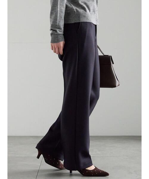 Te chichi（テチチ）の「裏起毛パイピングストレートパンツ（その他パンツ・レディース・チャコールグレー/ネイビー・F）」の12枚目の写真