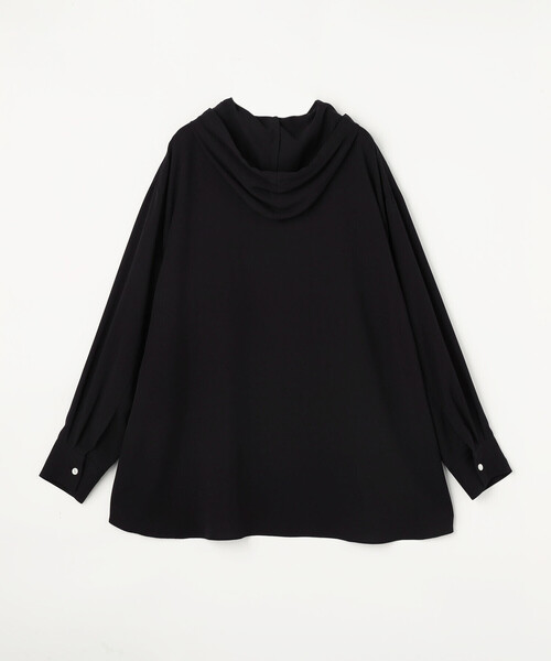 COMME CA Wardrobe（コムサワードローブ）の「レーヨンツイル フーディーブラウス（シャツ/ブラウス・レディース・ホワイト/ネイビー・FREE）」の17枚目の写真