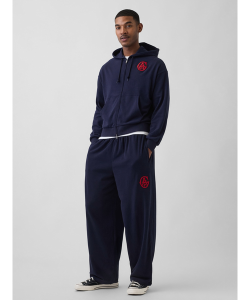 GAP(ギャップ)の「ヴィンテージソフト フレンチテリー GAPロゴ バギースウェットパンツ(スウェットパンツ・メンズ・ブラック/ホワイト/イエロー/ネイビー・M/S/XS/XL/L)」の5枚目の写真