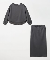 A DAY IN THE LIFE UNITED ARROWS（アデイインザライフユナイテッドアローズ）の「ブライト ウラケ プルオーバー+スカート セットアップ<A DAY IN THE LIFE>（ワンピース）」