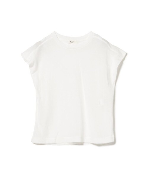 BEAMS HEART(ビームスハート)の「シアーミニ裏毛プルオーバー(Tシャツ/カットソー・レディース・ブラック/オフホワイト/レッド・FREE)」の2枚目の写真