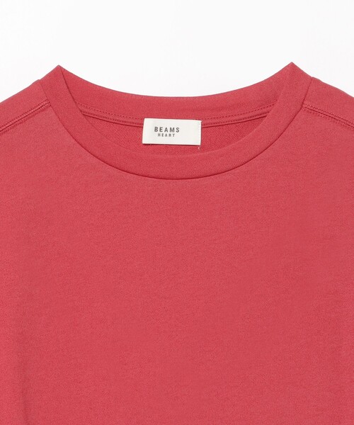 BEAMS HEART(ビームスハート)の「シアーミニ裏毛プルオーバー(Tシャツ/カットソー・レディース・ブラック/オフホワイト/レッド・FREE)」の19枚目の写真